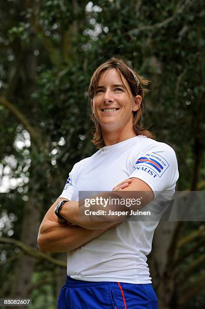 Katherine Grainger of Great Britain poses on day three of the FISA Rowing World Cup on May 31, 2009 in Banyoles, Spain.