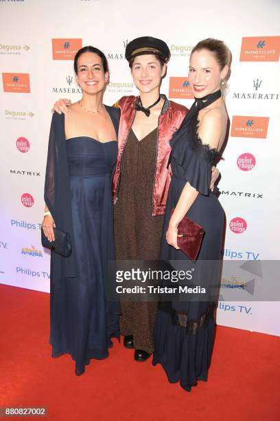 Sanam Afrashteh, Katharina Nesytowa and Mirka Pigulla attend the Movie Meets Media event 2017 at Hotel Atlantic Kempinski on November 27, 2017 in...