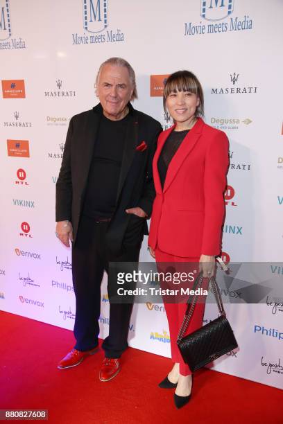 Juergen Hunke and his wife Chun Li attend the Movie Meets Media event 2017 at Hotel Atlantic Kempinski on November 27, 2017 in Hamburg, Germany.