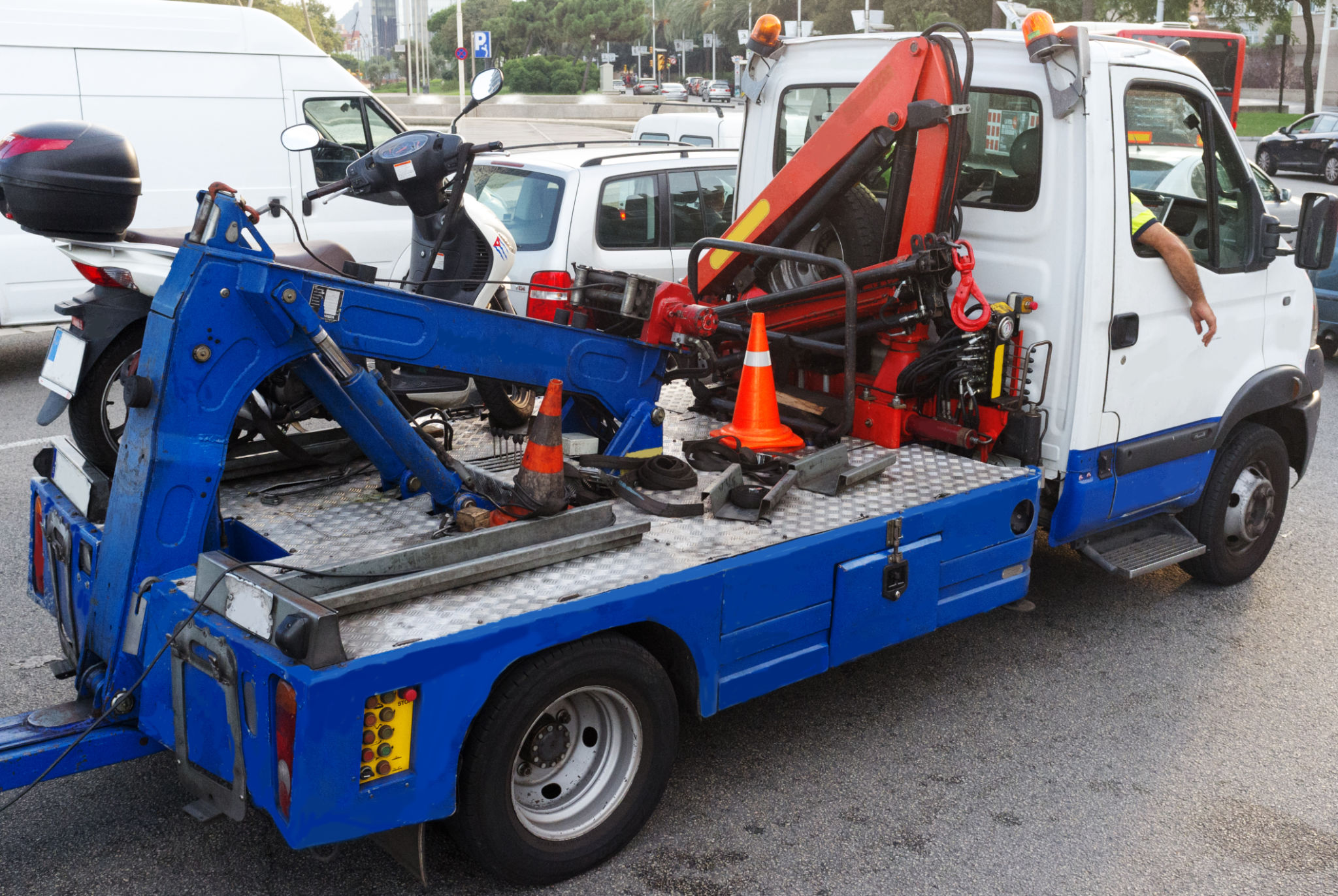 motorcycle towing