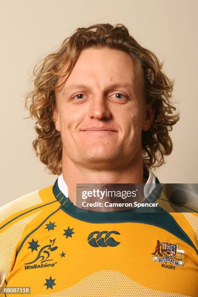 Ryan Cross of the Wallabies poses during the Australian Wallabies squad headshots session at Crown Plaza, Coogee on May 31, 2009 in Sydney, Australia.