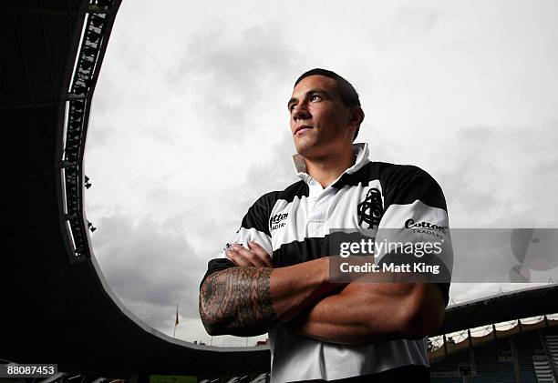 Sonny Bill Williams poses during a Barbarians portrait session at Sydney Football Stadium on June 1, 2009 in Sydney, Australia.