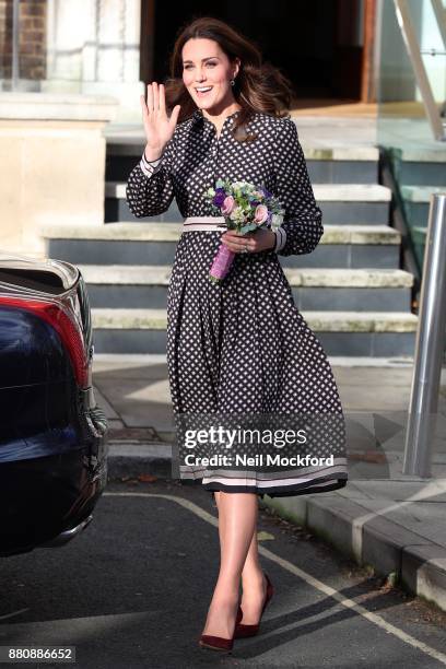 Catherine, Duchess of Cambridge visits The Foundling Museum on November 28, 2017 in London, England.