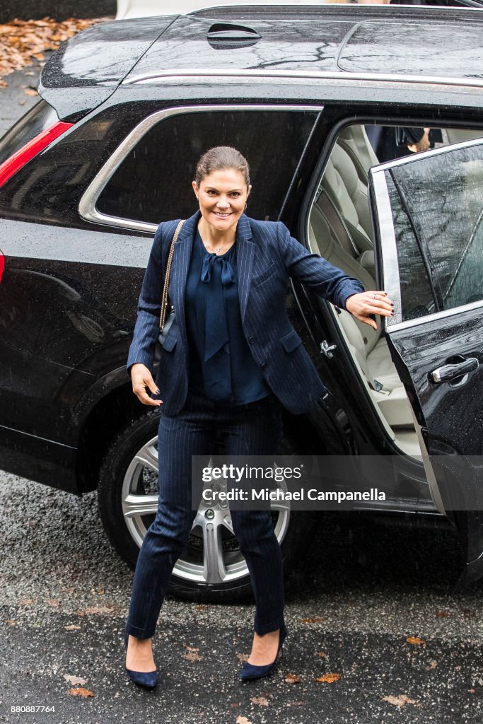 Crown Princess Victoria Attends The Seminar 'The Global Ocean and the Future of Humanity'