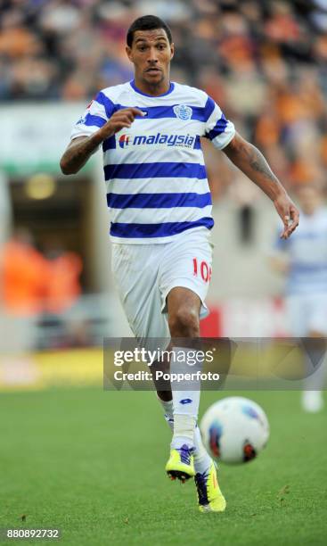 Jay Bothroyd of Queens Park Rangers in action during the Barclays Premier League match between Wolverhampton Wanderers and Queens Park Rangers at...