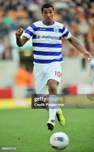Jay Bothroyd of Queens Park Rangers in action during the Barclays Premier League match between Wolverhampton Wanderers and Queens Park Rangers at...