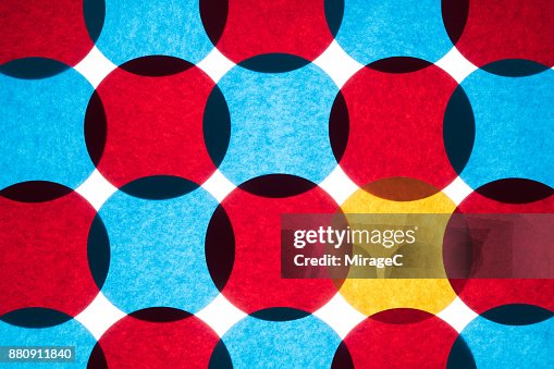 Overlapping Circle Paper Pattern Overlapping Circle Paper Pattern
