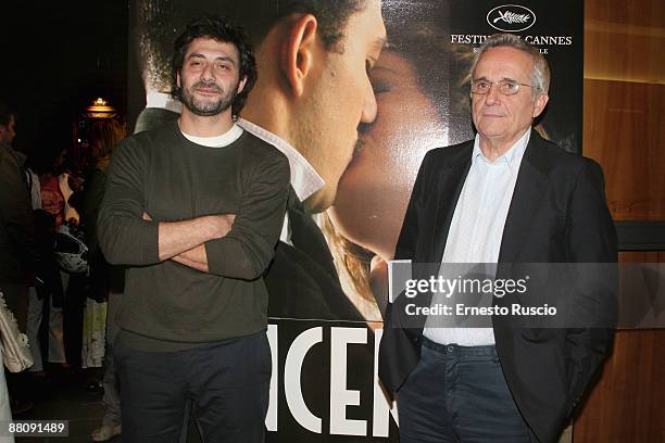 Italian Director Marco Bellocchio attends "Vincere" screening at the Eden Cinema on May 22, 2009 in Rome, Italy.