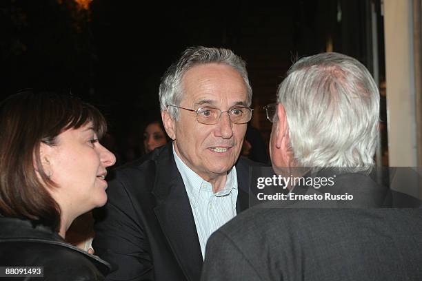 Italian Director Marco Bellocchio attends "Vincere" screening at the Eden Cinema on May 22, 2009 in Rome, Italy.