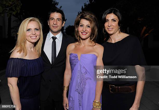 Producer Michelle Chydzik, actors Alexis Georgoulis, Nia Vardalos and producer Nathalie Marciano arrive at the Los Angeles premiere of ""My Life In...