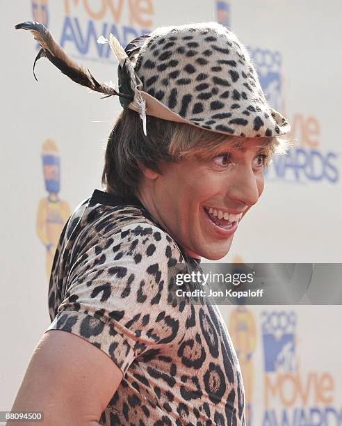 Actor Sacha Baron Cohen as "Bruno" arrives at the 2009 MTV Movie Awards Arrivals at the Gibson Amphitheatre on May 31, 2009 in Universal City,...