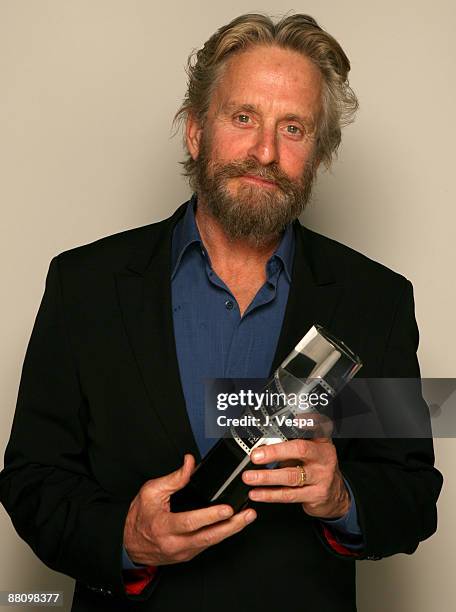 Michael Douglas, winner of Young Hollywood's Role Model *EXCLUSIVE*