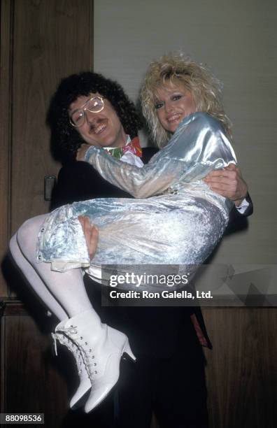 "Weird Al" Yankovic and MTV VJ Nina Blackwood