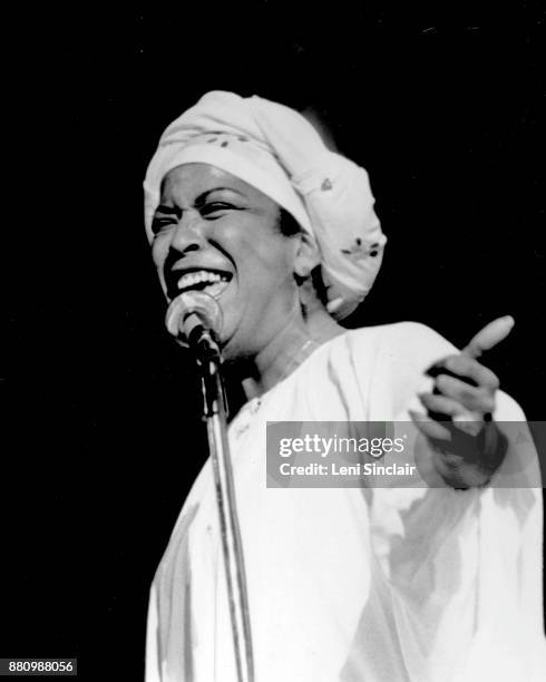 Singer Della Reese in Detroit in 1976