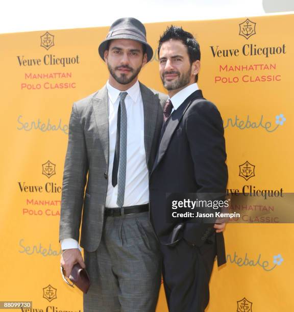 Lorenzo Martone and designer Marc Jacobs attend the 2009 Veuve Clicquot Manhattan Polo Classic on Governors Island on May 30, 2009 in New York City.