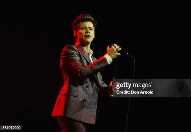 Harry Styles performs during the 31st Annual ARIA Awards 2017 at The Star on November 28, 2017 in Sydney, Australia.