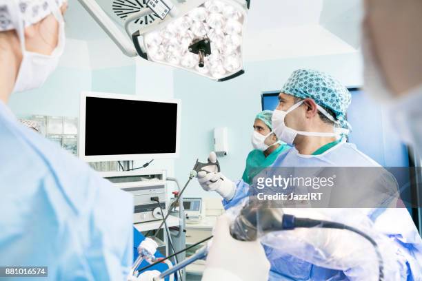 手術室外科醫生 - laparoscopy 個照片及圖片檔
