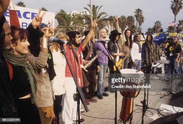 Peace On The Beach concert in Venice, California on February 15, 2003.