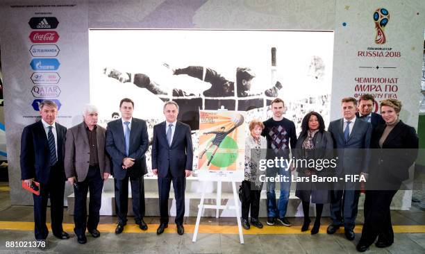 Alexey Sorokin , former football player Evgeny Lovchev, Alexander Gorbenko , Vitaly Mutko Valentina Yashina, Igor Akinfeev, Fatma Samoura, Secretary...