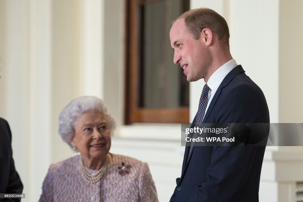 Queen Elizabeth II Receives German President Germany Frank-Walter Steinmeier At Buckingham Palace