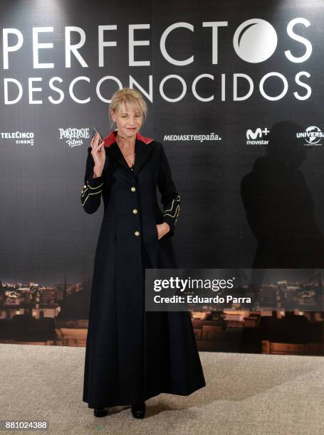 Actress Belen Rueda attends 'Perfectos Desconocidos' photocall at the Hesperia Hotel on November 28, 2017 in Madrid, Spain.