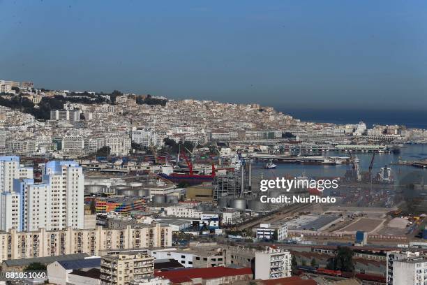 General view of Algiers on November 24 Algerian voters choose new local leaders in an election marked by frustration due to increasing poverty caused...