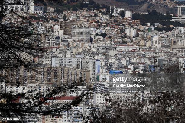 General view of Algiers on November 24 Algerian voters choose new local leaders in an election marked by frustration due to increasing poverty caused...