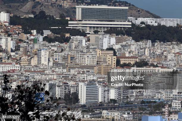 General view of Algiers on November 24 Algerian voters choose new local leaders in an election marked by frustration due to increasing poverty caused...