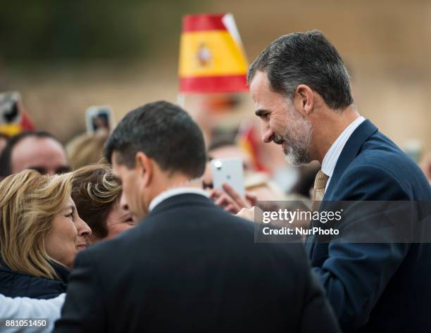 Visit of the Spanish kings Don Felipe VI and Doña Letizia to the Royal Basilica-Sanctuary of the Most Holy and Vera Cruz de Caravaca, on the occasion...