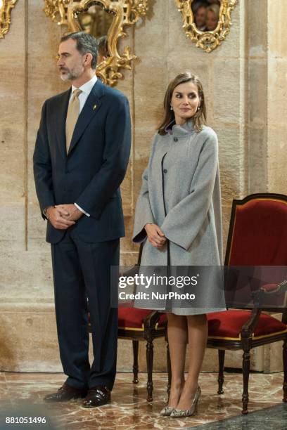 Visit of the Spanish kings Don Felipe VI and Doña Letizia to the Royal Basilica-Sanctuary of the Most Holy and Vera Cruz de Caravaca, on the occasion...