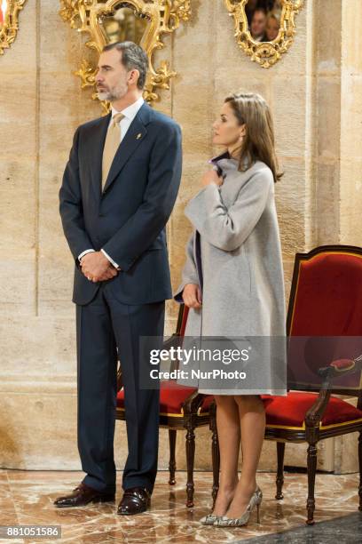 Visit of the Spanish kings Don Felipe VI and Doña Letizia to the Royal Basilica-Sanctuary of the Most Holy and Vera Cruz de Caravaca, on the occasion...