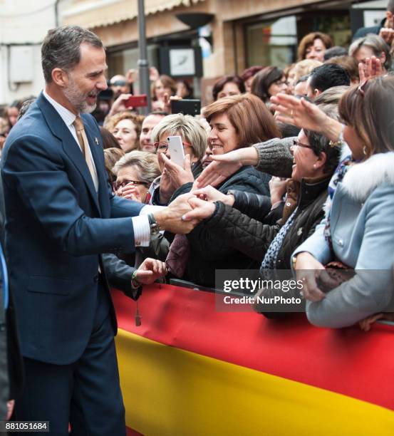 Visit of the Spanish kings Don Felipe VI and Doña Letizia to the Royal Basilica-Sanctuary of the Most Holy and Vera Cruz de Caravaca, on the occasion...