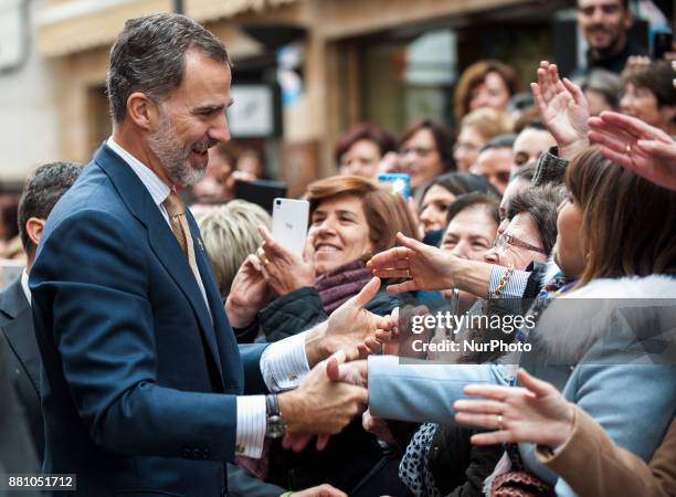 Visit of the Spanish kings Don Felipe VI and Doña Letizia to the Royal Basilica-Sanctuary of the Most Holy and Vera Cruz de Caravaca, on the occasion...