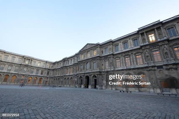The Louvre Palace and museum in Paris on October 20, 2015 in Paris, France.
