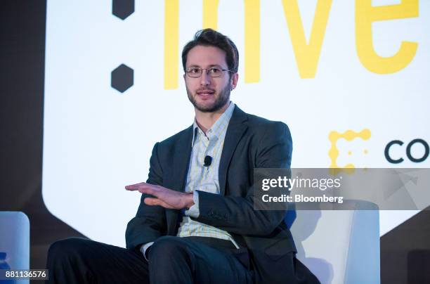 Ari Paul, chief investment officer and managing partner of BlockTower Capital, speaks during the Consensus: Invest event in New York, U.S., on...