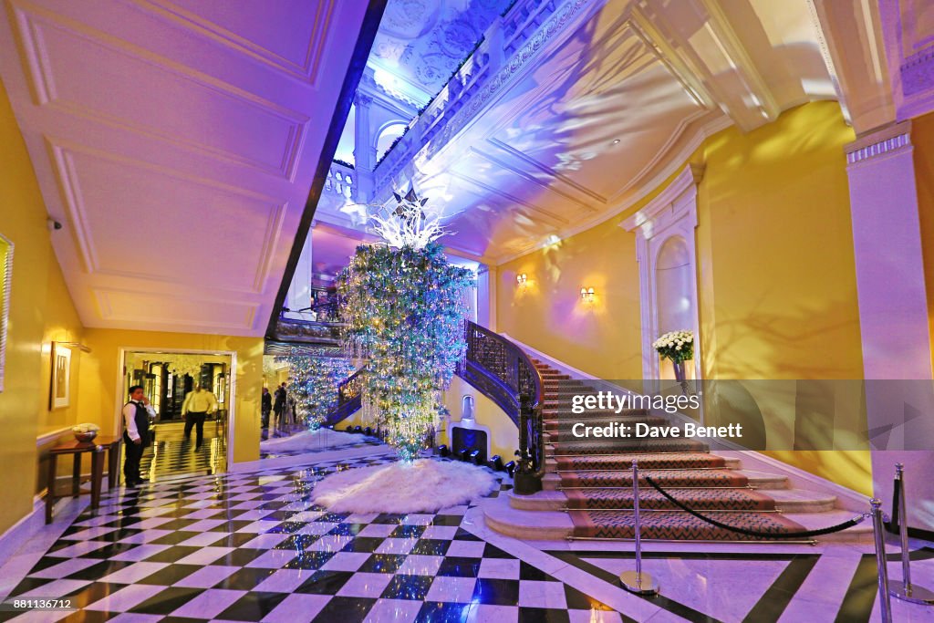 Claridge's Christmas Tree Party 2017, Designed By Karl Lagerfeld