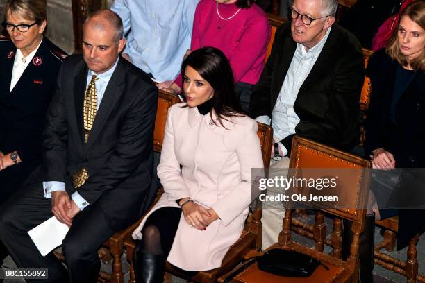 Princess Marie of Denmark attends the Dan Church's Christmas event for the world's poorest at Frederiksborg Castle on November 28, 2017 in Hillerod,...