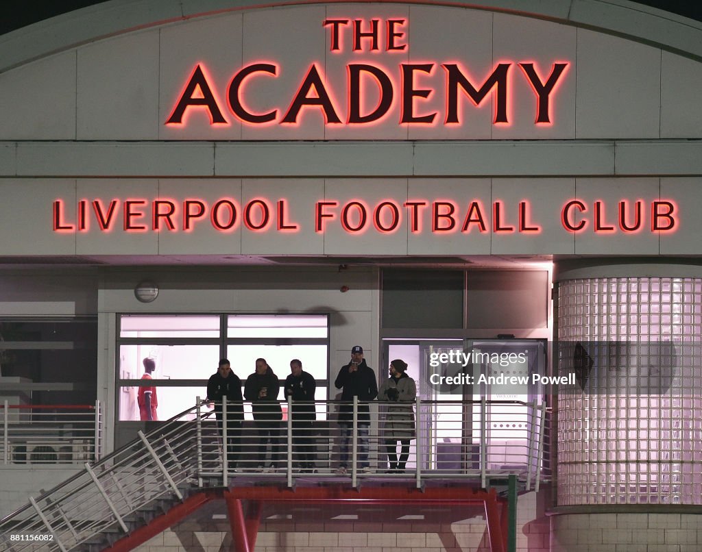 Liverpool v Manchester City: U18 Premier League