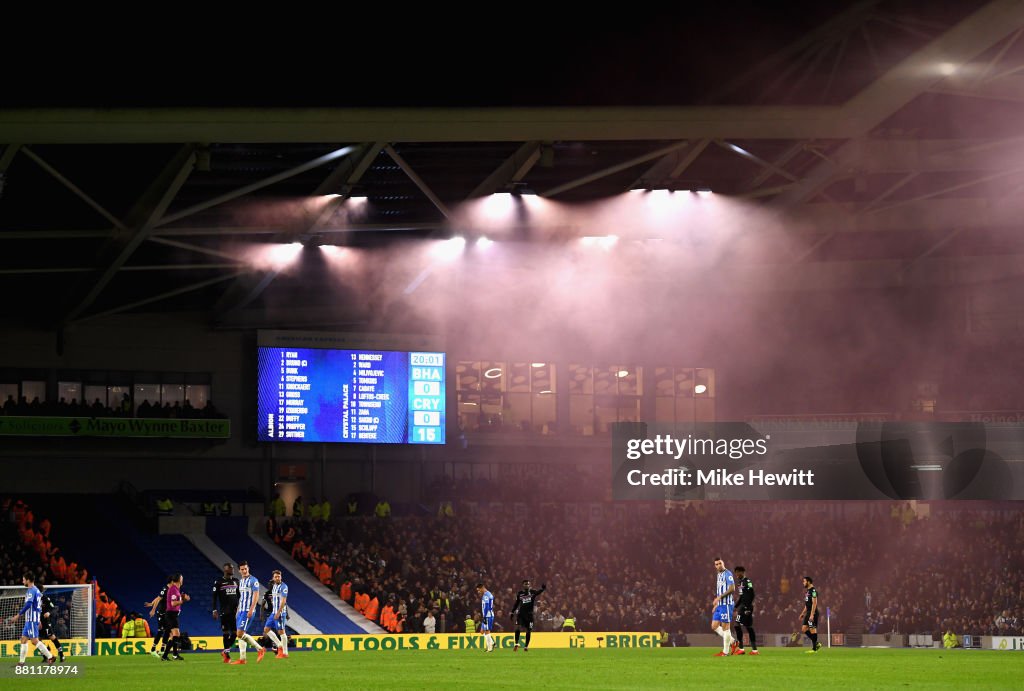 Brighton and Hove Albion v Crystal Palace - Premier League