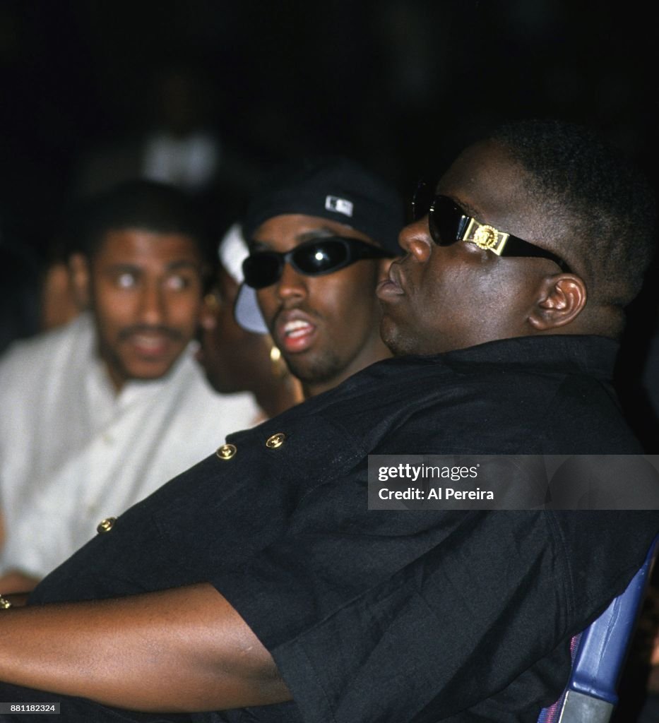 Puffy And Biggie At The Source Awards