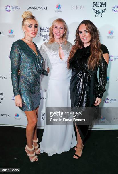 Petra Ecclestone, Tania Bryer and Tamara Ecclestone attend the Lady Garden Gala in aid of Silent No More Gynaecological Cancer Fund and Cancer...