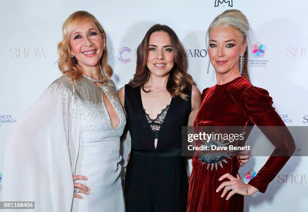 Tania Bryer, Melanie C and Tamara Beckwith attend the Lady Garden Gala in aid of Silent No More Gynaecological Cancer Fund and Cancer Research UK at...