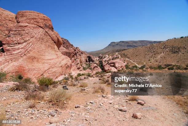 red sandstone rocks - crag stock pictures, royalty-free photos & images