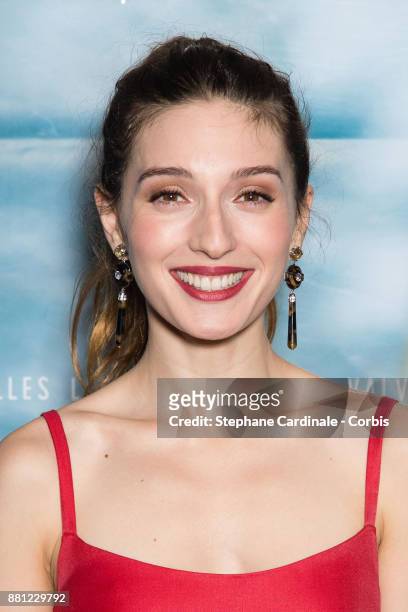 Actress Maria Valverde attends the 'Plonger' Premiere at Mk2 Bibliotheque on November 28, 2017 in Paris, France.