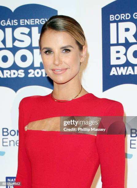 Vogue Williams attends the Bord Gais Energy Irish Book Awards at Clayton Hotel on November 28, 2017 in Dublin, Ireland.