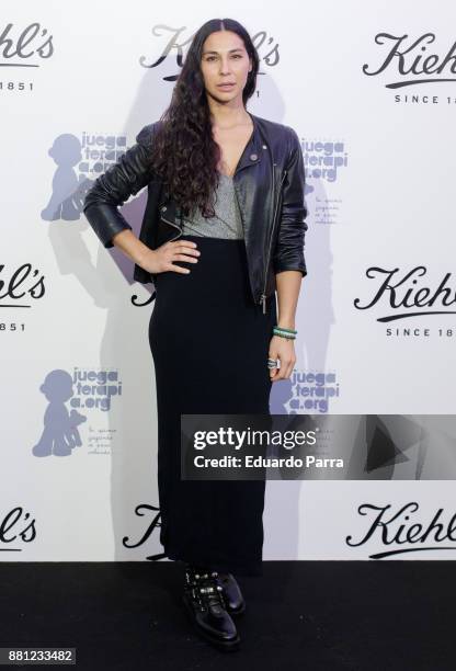 Katy Sainz attends the 'Redondea sonrisas' photocall at Kiehl's store on November 28, 2017 in Madrid, Spain.