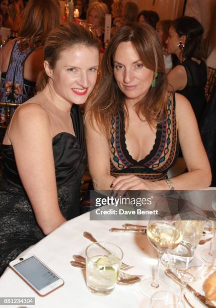 Fiona Scarry and Emily Oppenheimer attend the Lady Garden Gala in aid of Silent No More Gynaecological Cancer Fund and Cancer Research UK at...