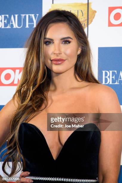 Jessica Shears attends The Beauty Awards at Tower of London on November 28, 2017 in London, England.