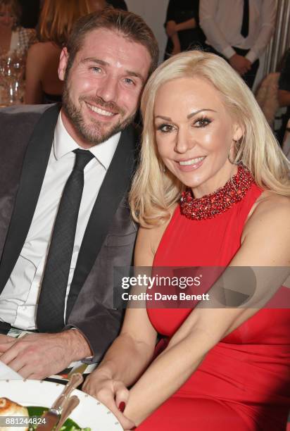 Ben Cohen and Kristina Rihanoff attend the Lady Garden Gala in aid of Silent No More Gynaecological Cancer Fund and Cancer Research UK at Claridge's...