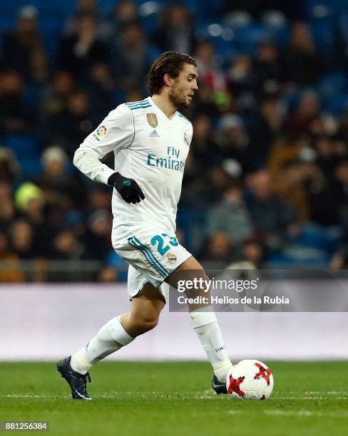 Mateo Kovacic of Real Madrid in action during the Copa del Rey round of 32 second leg match between Real Madrid CF and Fuenlabrada at Estadio...